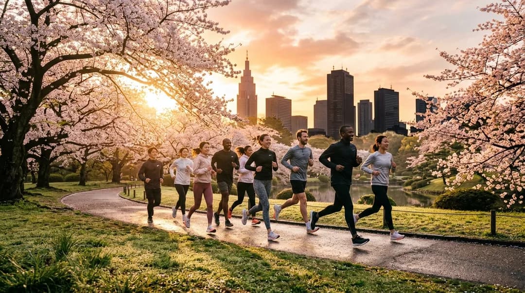 【Shinjuku】Early-Morning 5km Run & Breakfast Included|Run with International Travelers from Shinjuku Gyoen to Jingu Gaien
