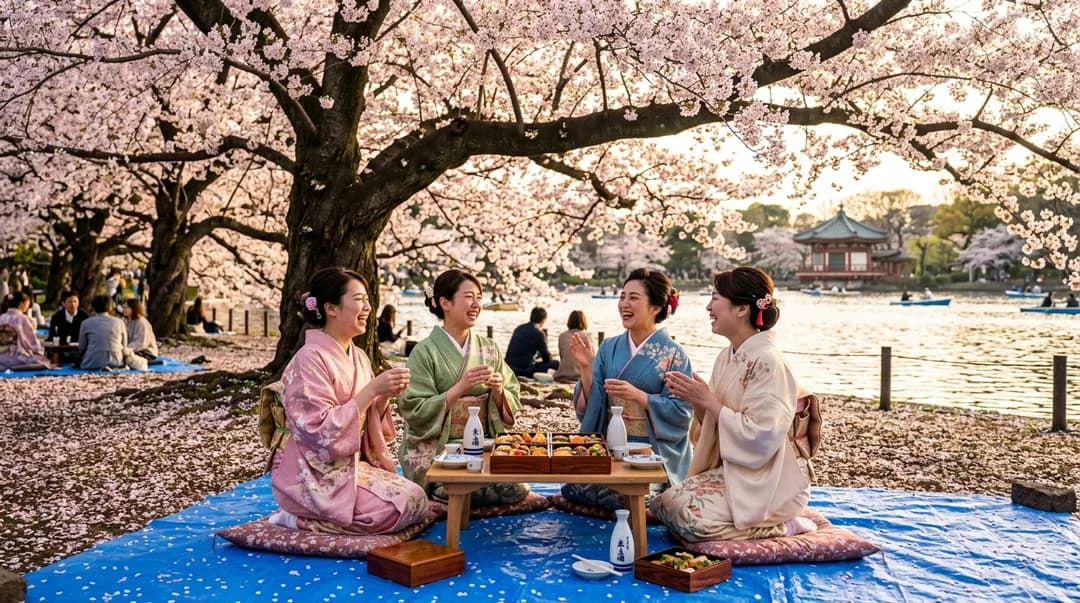 【Shinjuku Central Park】Sunset Picnic & International Exchange Night|No Gear Needed — Onigiri & Tea Included