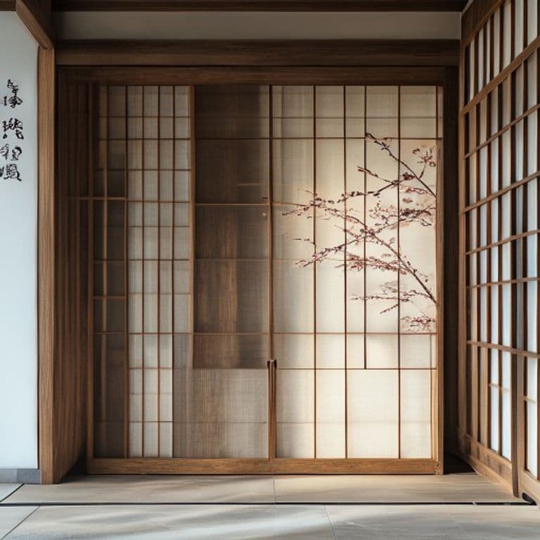 Wa-Shitsu Atelier — Shoji-style Cabinet with Sliding Doors, 80cm