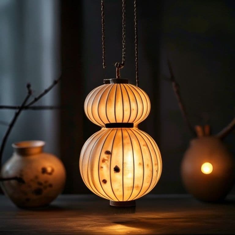 Wa-Shitsu Atelier — Chochin Pendant Lamp, Washi Paper LED